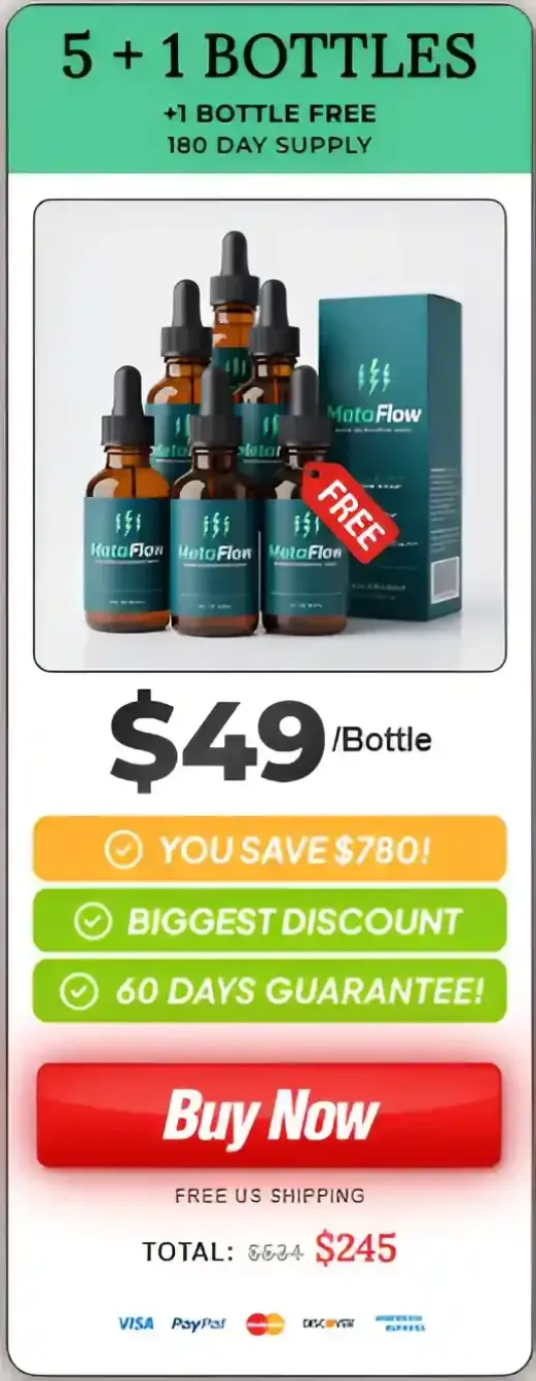 Six bottle value package with one complimentary bottle and long term supply option